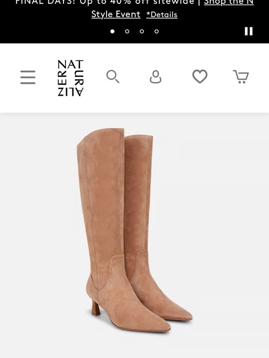 Naturalizer Shoes - Naturalizer Deesha Suede Knee-high Boots in Tan